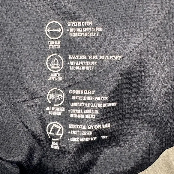 Orvis Men's 38x30 Stretch Water Repellent Outdoor/Golf/Fish/Hike Pants - Picture 6 of 9